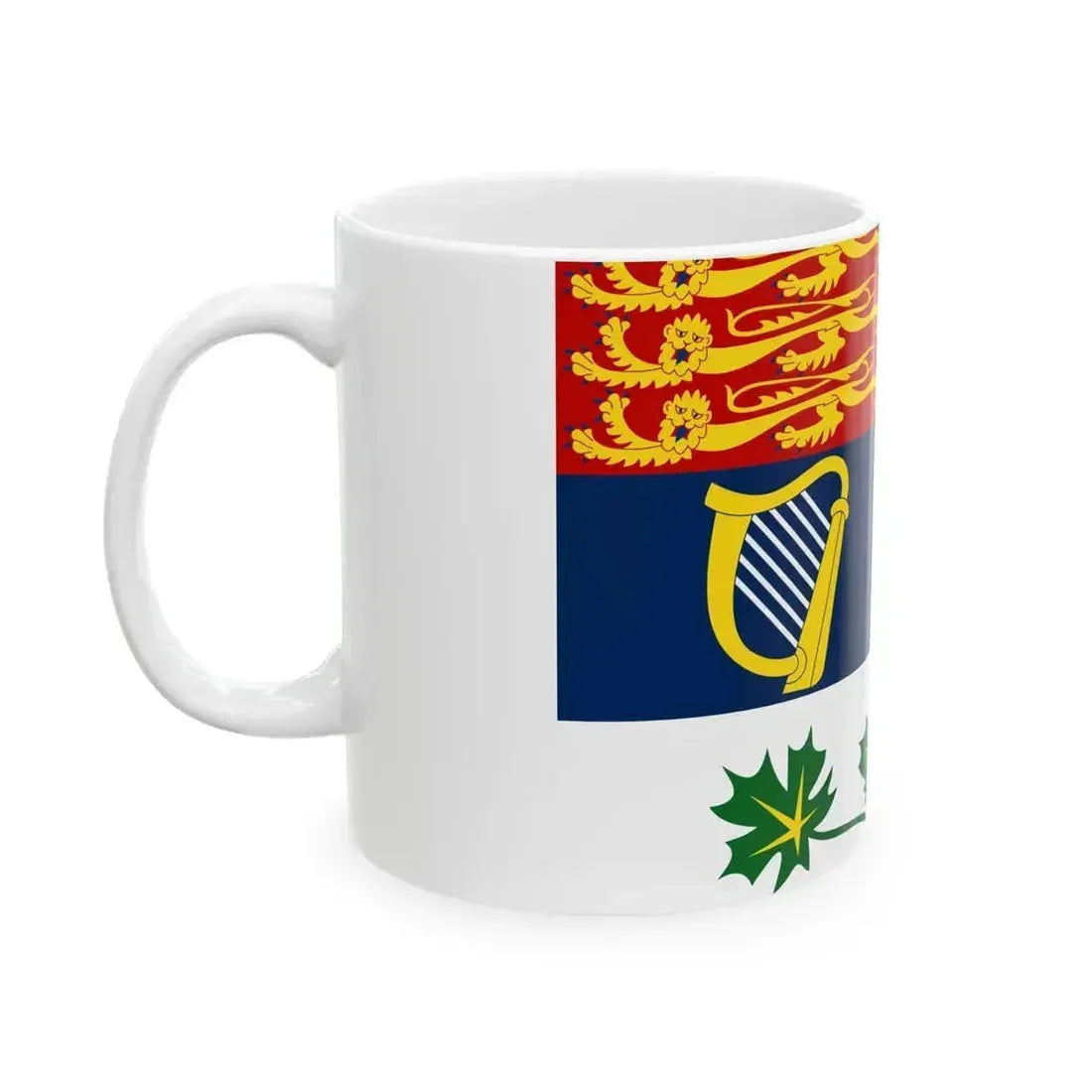 Coronation standard of Canada 1937-1953 (Canada) White Coffee Mug - Go Mug Yourself