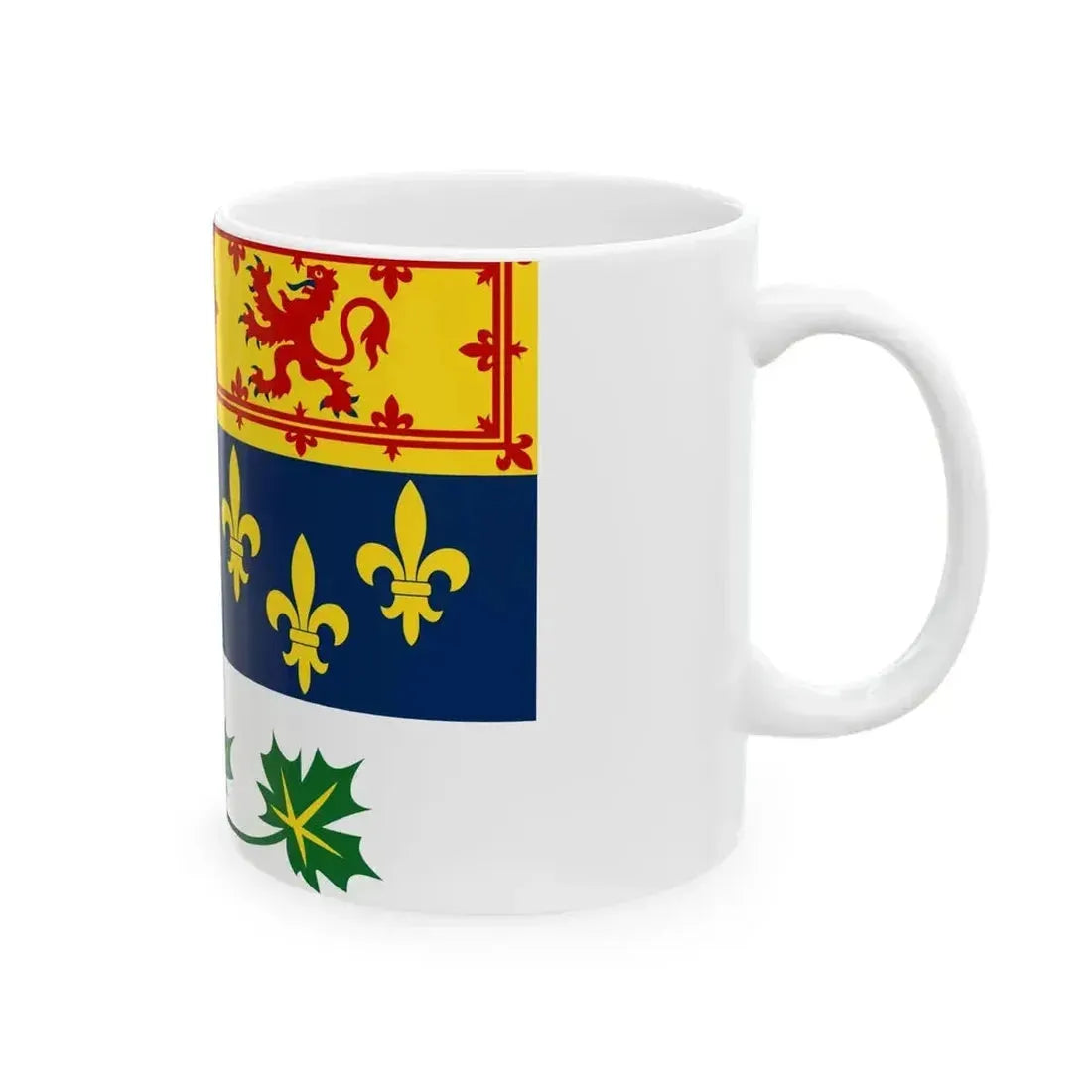 Coronation standard of Canada 1937-1953 (Canada) White Coffee Mug - Go Mug Yourself