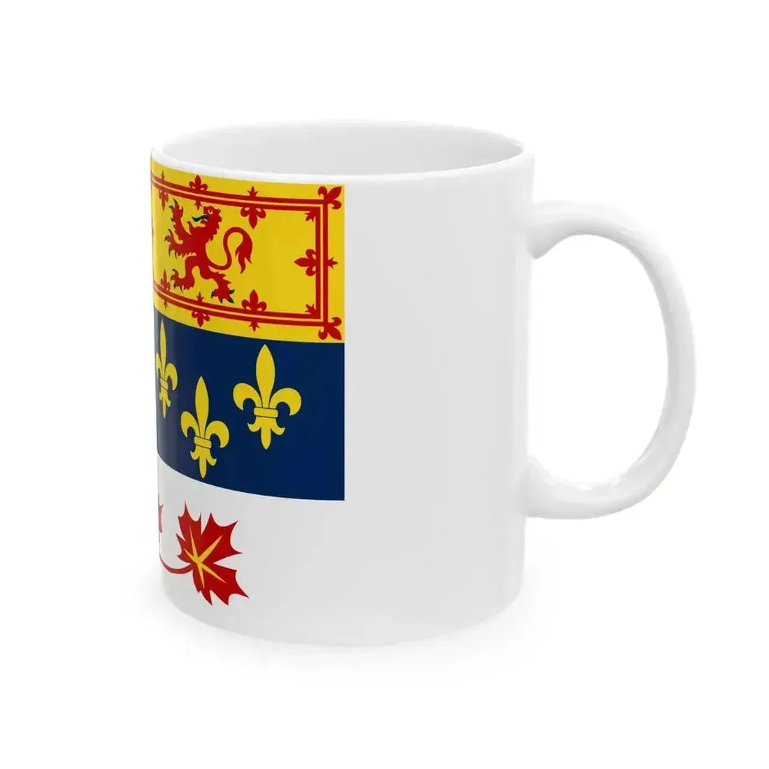 Coronation Standard of Canada (Canada) White Coffee Mug - Go Mug Yourself