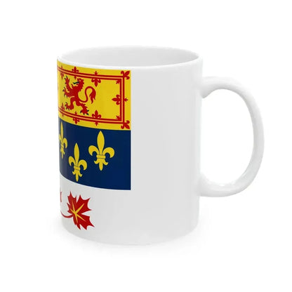 Coronation Standard of Canada (Canada) White Coffee Mug - Go Mug Yourself