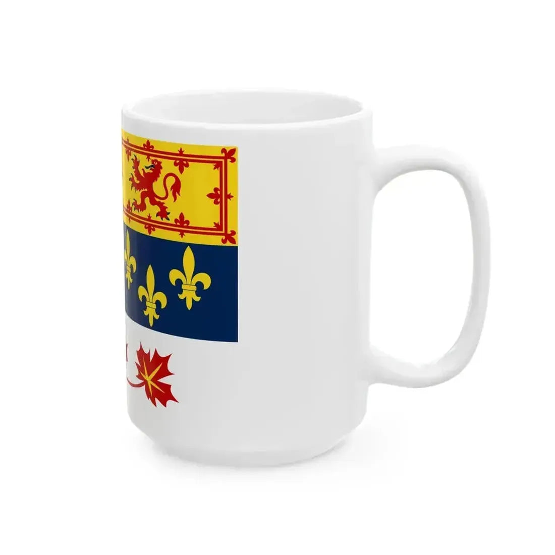 Coronation Standard of Canada (Canada) White Coffee Mug - Go Mug Yourself