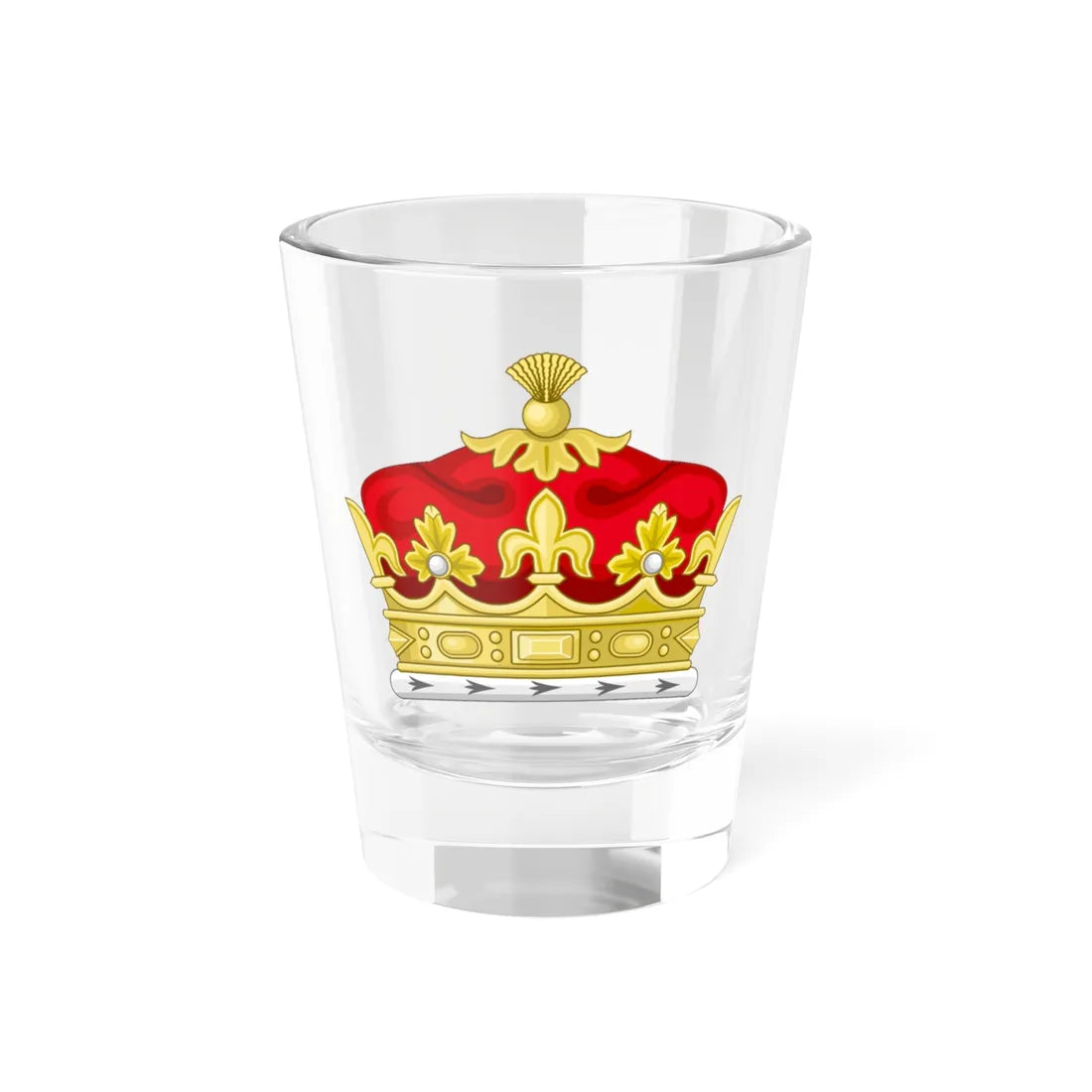 Coronet of a Child of a Daughter of the Sovereign (United Kingdom) (Coat of Arms) Shot Glass 1.5oz 1.5oz - Go Mug Yourself