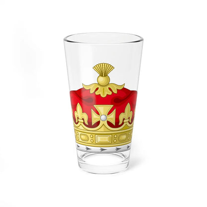 Coronet of a Child of the Heir Apparent (United Kingdom) (Coat of Arms) Pint Glass 16oz 16oz - Go Mug Yourself