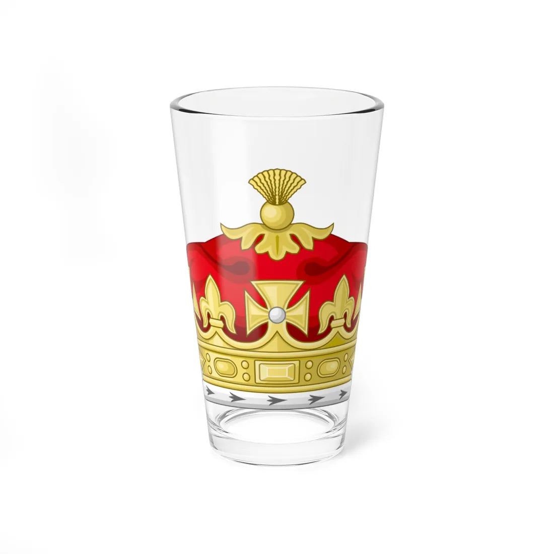 Coronet of a Child of the Sovereign (United Kingdom) (Coat of Arms) Pint Glass 16oz 16oz - Go Mug Yourself