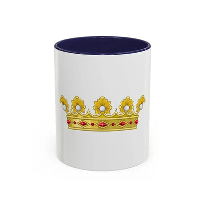 Coronet of a Duke - Kingdom of Portugal - Accent Coffee Mug 11oz Navy - Go Mug Yourself