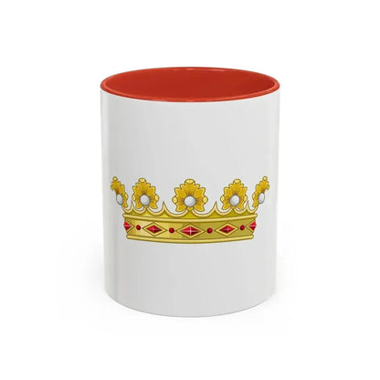 Coronet of a Duke - Kingdom of Portugal - Accent Coffee Mug 11oz Red - Go Mug Yourself