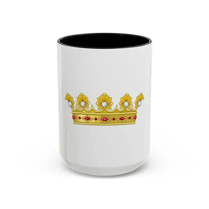 Coronet of a Duke - Kingdom of Portugal - Accent Coffee Mug 15oz Black - Go Mug Yourself