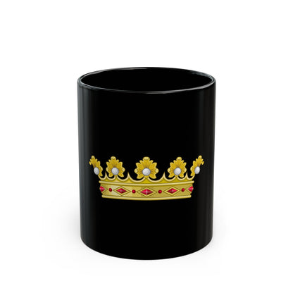 Coronet of a Duke - Kingdom of Portugal - Black Coffee Mug-11oz-Go Mug Yourself
