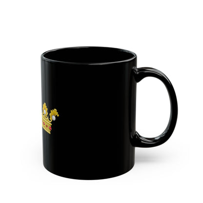 Coronet of a Duke - Kingdom of Portugal - Black Coffee Mug-Go Mug Yourself