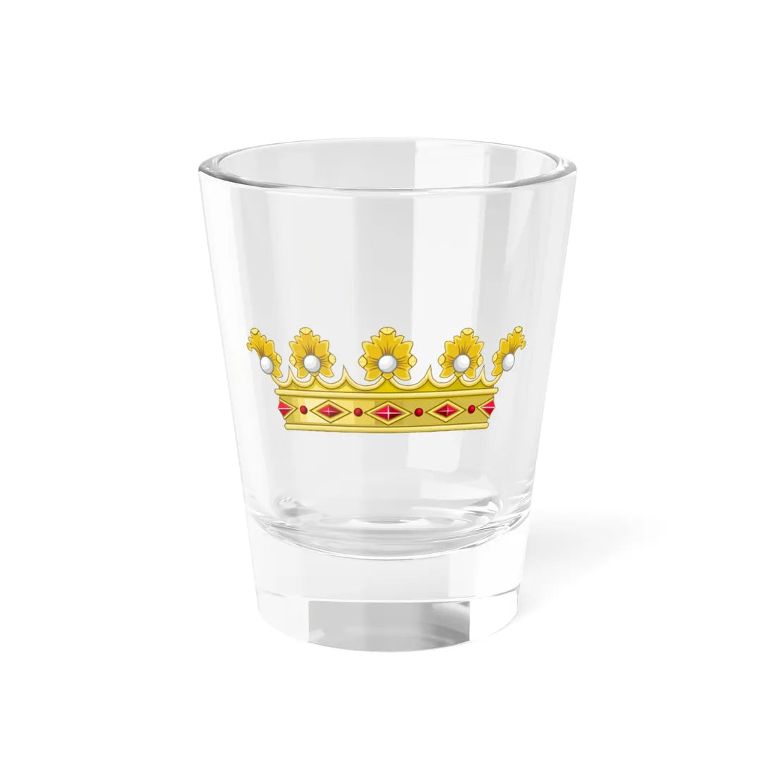 Coronet of a Duke - Kingdom of Portugal (Portugal) (Coat of Arms) Shot Glass 1.5oz 1.5oz - Go Mug Yourself