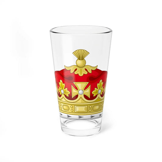 Coronet of a Grandchild of the Sovereign (United Kingdom) (Coat of Arms) Pint Glass 16oz 16oz - Go Mug Yourself