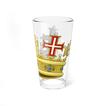 Coronet of a Prince-ss of Savoy (Italy) (Coat of Arms) Pint Glass 16oz - Go Mug Yourself