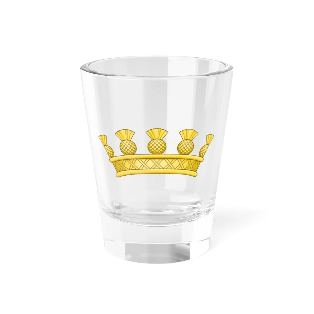 Coronet of a Scottish District Council 1973-1996 (United Kingdom) (Coat of Arms) Shot Glass 1.5oz 1.5oz - Go Mug Yourself