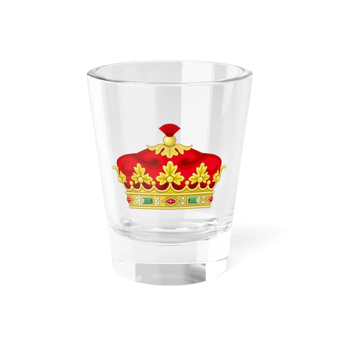 Coronet of an Infante - Kingdom of Portugal (Portugal) (Coat of Arms) Shot Glass 1.5oz 1.5oz - Go Mug Yourself