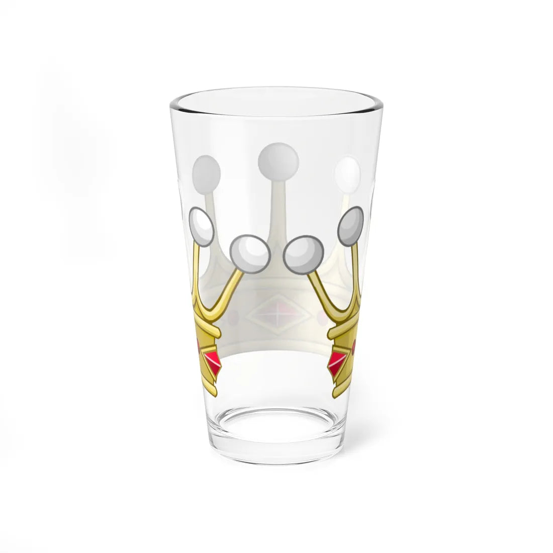 Coronet of Count - Portugal (Portugal) (Coat of Arms) Pint Glass 16oz - Go Mug Yourself