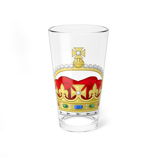 Coronet of the British Heir Apparent (United Kingdom) (Coat of Arms) Pint Glass 16oz 16oz - Go Mug Yourself