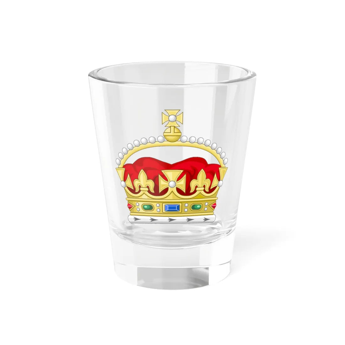 Coronet of the British Heir Apparent (United Kingdom) (Coat of Arms) Shot Glass 1.5oz 1.5oz - Go Mug Yourself