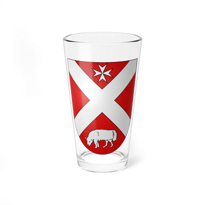 Corpataux-Magnedens-coat of arms (Switzerland) (Coat of Arms) Pint Glass 16oz 16oz - Go Mug Yourself