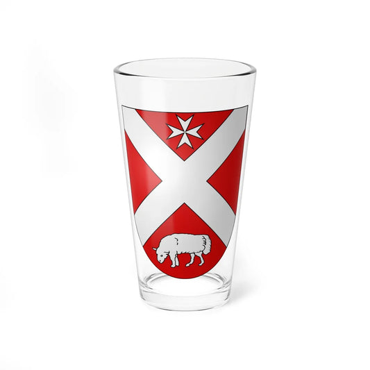 Corpataux-Magnedens-coat of arms (Switzerland) (Coat of Arms) Pint Glass 16oz 16oz - Go Mug Yourself