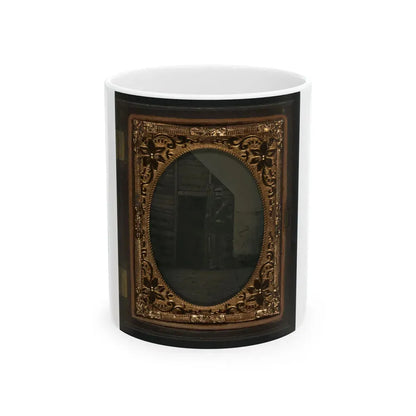Corporal Sidney S. Goodridge Of Company K, 20th Massachusetts Infantry Regiment And Company B, Near Edwards Ferry (U.S. Civil War) White Coffee Mug 11oz - Go Mug Yourself