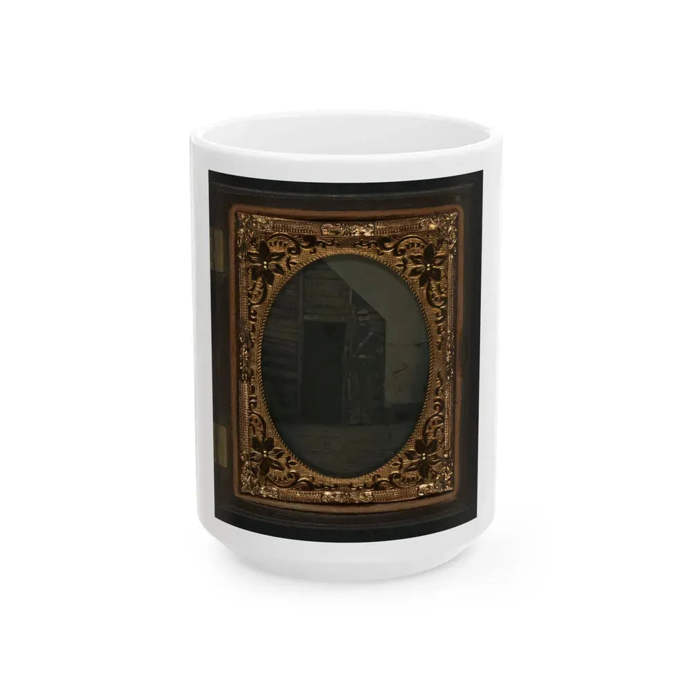 Corporal Sidney S. Goodridge Of Company K, 20th Massachusetts Infantry Regiment And Company B, Near Edwards Ferry (U.S. Civil War) White Coffee Mug 15oz - Go Mug Yourself