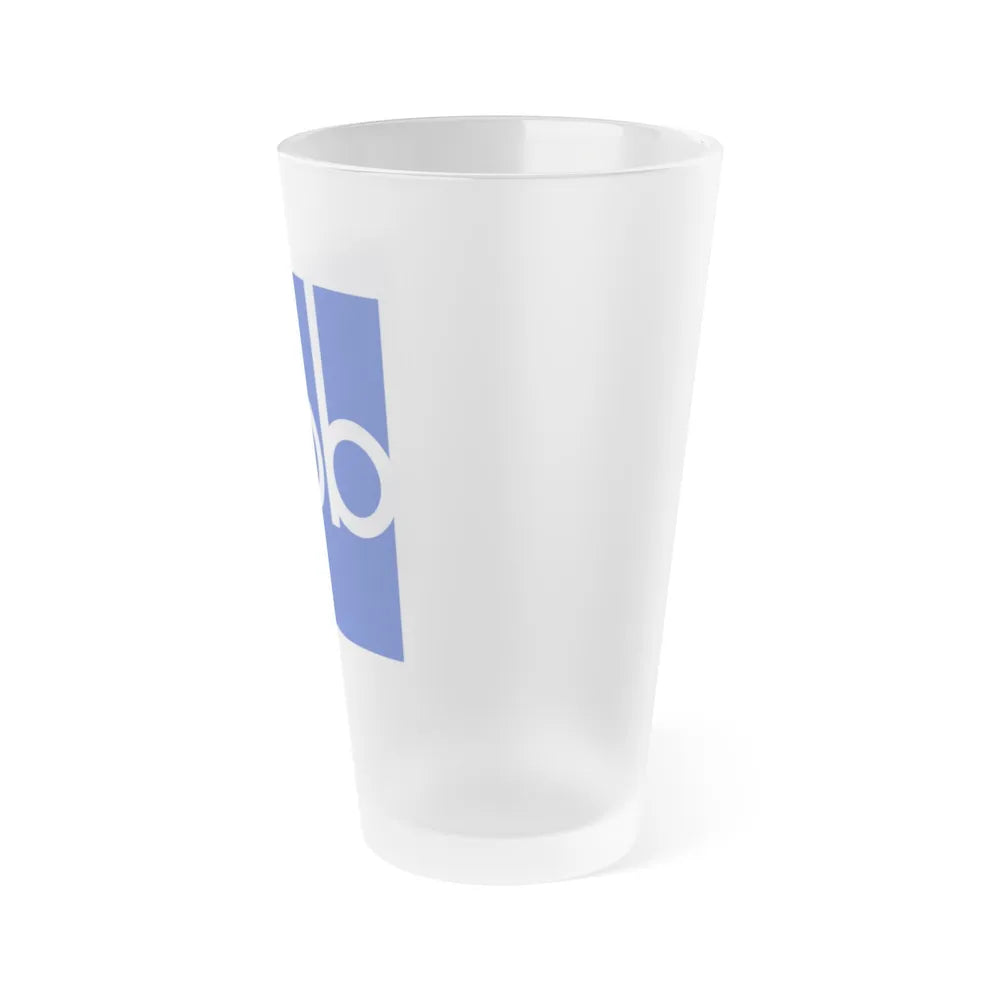 Corporation for Public Broadcasting - Frosted Pint Glass 16oz-Go Mug Yourself