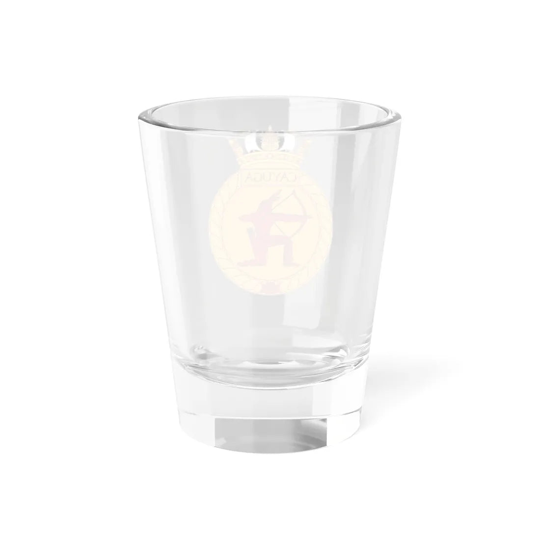 Corps Crest of RCSCC CAYUGA (Canada) (Coat of Arms) Shot Glass 1.5oz - Go Mug Yourself