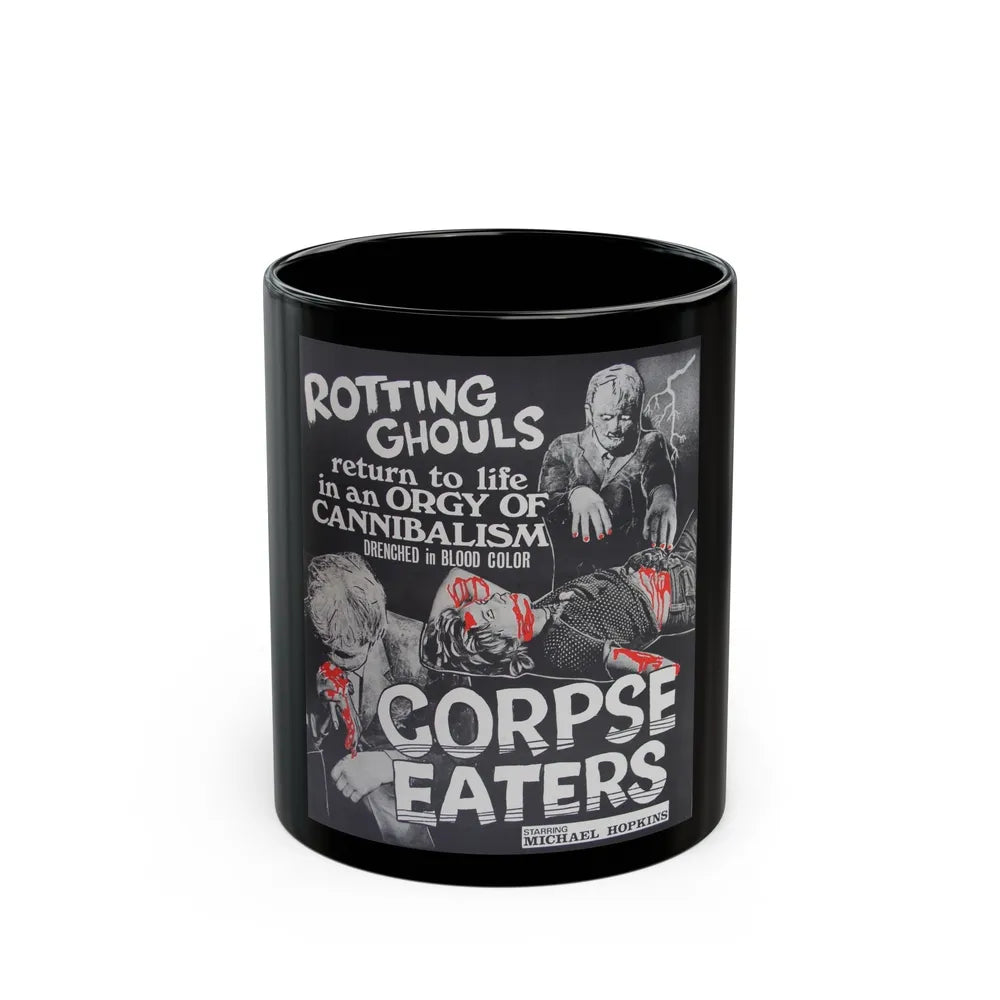 CORPSE EATERS 1974 Movie Poster - Black Coffee Mug-11oz-Go Mug Yourself