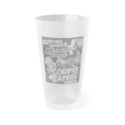 CORPSE EATERS 1974 Movie Poster - Frosted Pint Glass 16oz 16oz Frosted - Go Mug Yourself