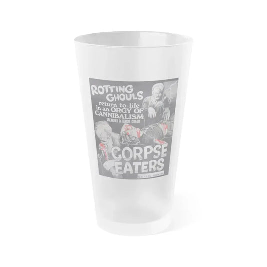 CORPSE EATERS 1974 Movie Poster - Frosted Pint Glass 16oz 16oz Frosted - Go Mug Yourself