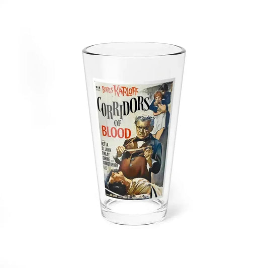 CORRIDORS OF BLOOD 1958 Movie Poster - Pint Glass 16oz 16oz - Go Mug Yourself