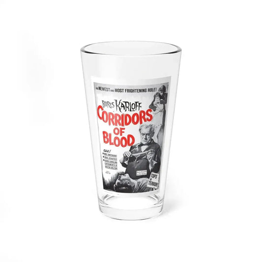 CORRIDORS OF BLOOD (2) 1958 Movie Poster - Pint Glass 16oz 16oz - Go Mug Yourself