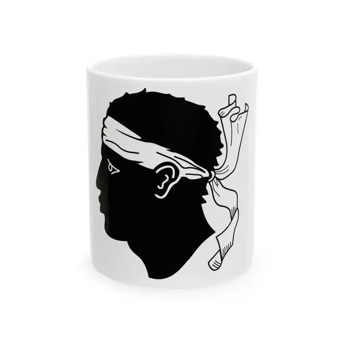 Corse Icone (France) White Coffee Mug 11oz - Go Mug Yourself