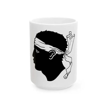 Corse Icone (France) White Coffee Mug 15oz - Go Mug Yourself