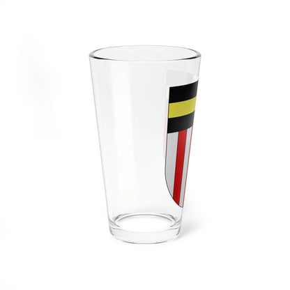 Corsier-coat of arms (Switzerland) (Coat of Arms) Pint Glass 16oz - Go Mug Yourself
