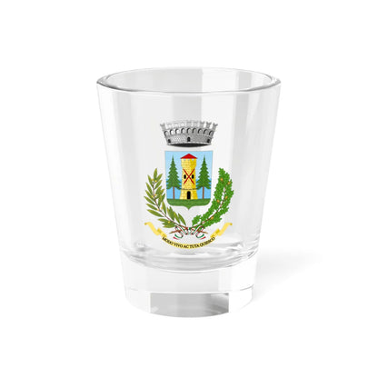 Cortina dAmpezzo-Stemma (Italy) (Coat of Arms) Shot Glass 1.5oz 1.5oz - Go Mug Yourself
