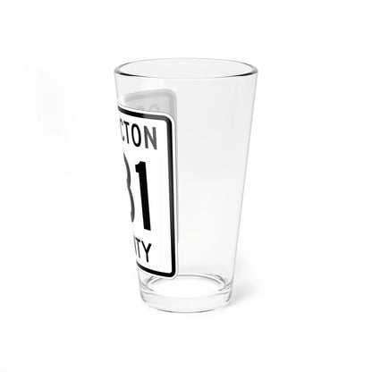 Coshocton County Route 281 OH (Ohio) (Road Sign) Pint Glass 16oz - Go Mug Yourself