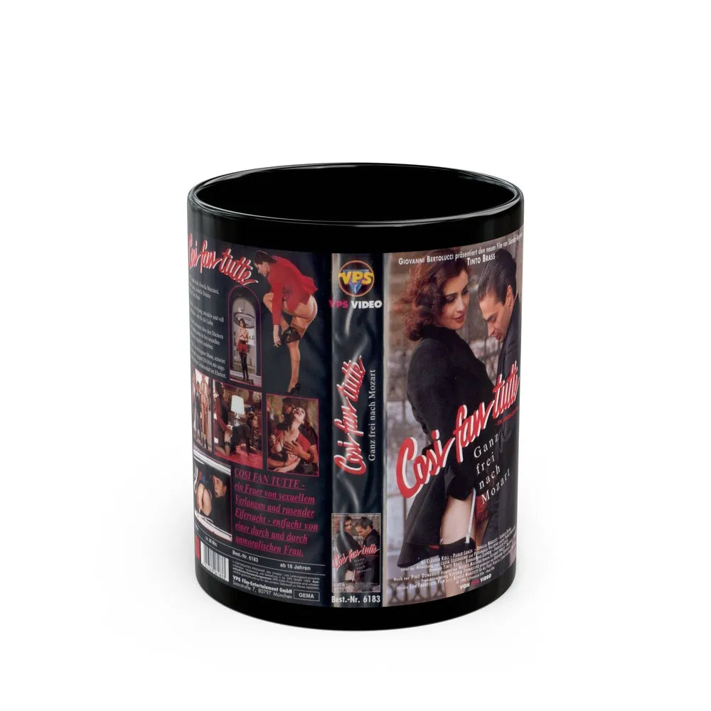 COSI FAN TUTTE (VHS COVER) - Black Coffee Mug-11oz-Go Mug Yourself