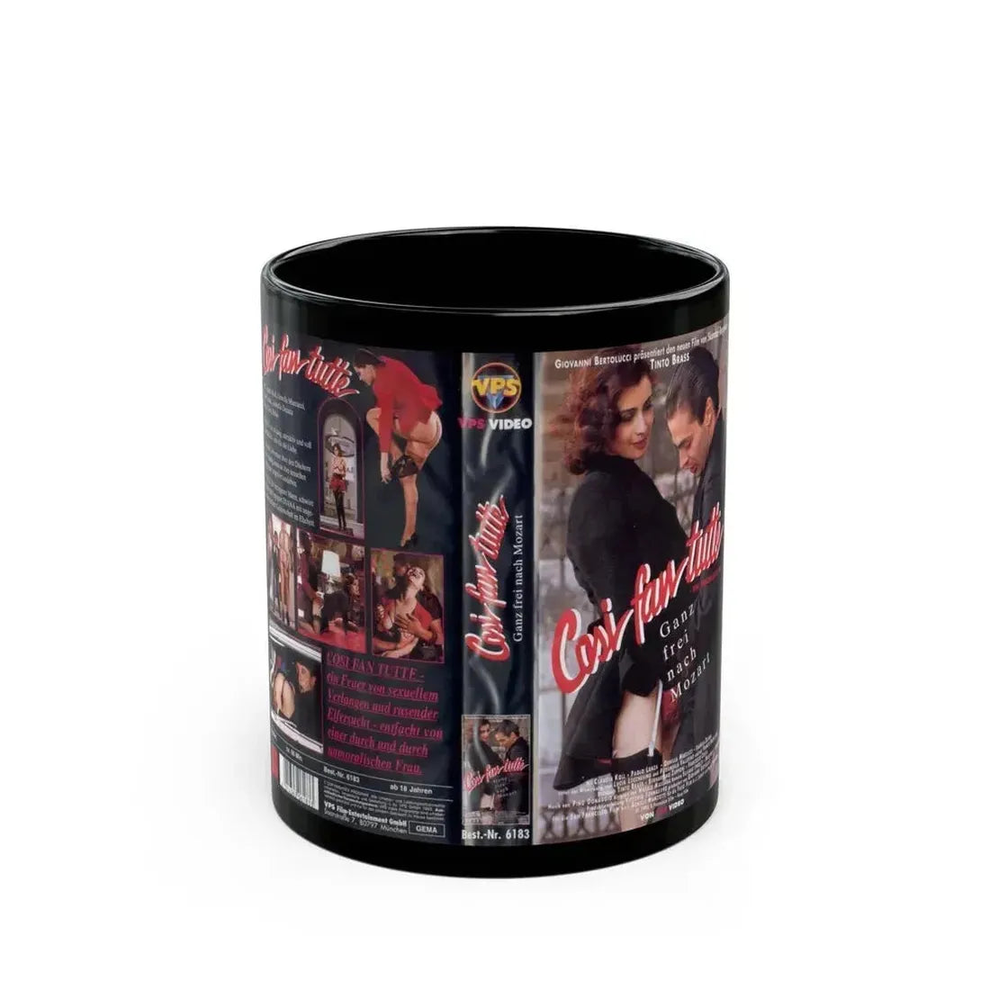 COSI FAN TUTTE (VHS COVER) - Black Coffee Mug 11oz - Go Mug Yourself
