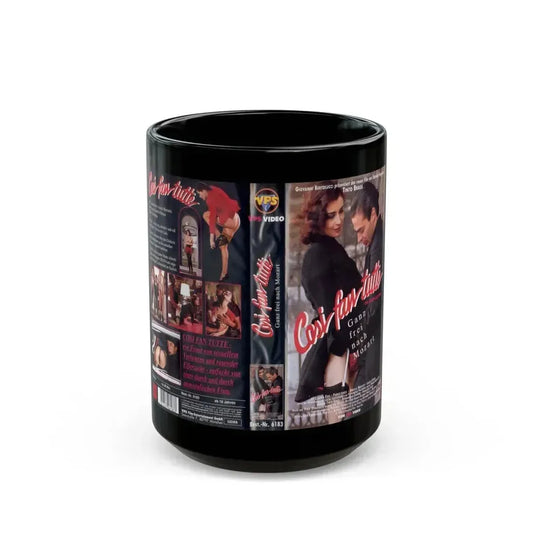 COSI FAN TUTTE (VHS COVER) - Black Coffee Mug 15oz - Go Mug Yourself
