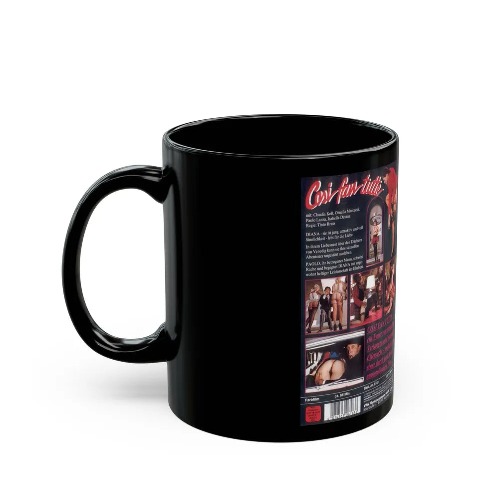 COSI FAN TUTTE (VHS COVER) - Black Coffee Mug-Go Mug Yourself