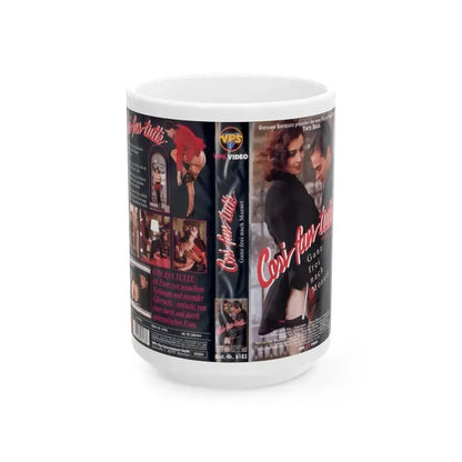COSI FAN TUTTE (VHS COVER) - White Coffee Mug 15oz - Go Mug Yourself