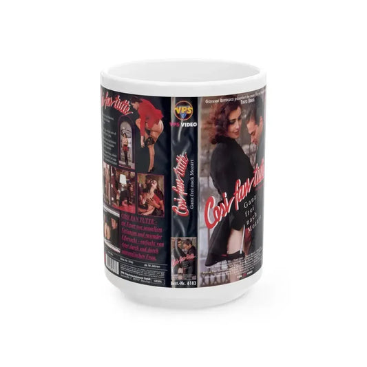 COSI FAN TUTTE (VHS COVER) - White Coffee Mug 15oz - Go Mug Yourself