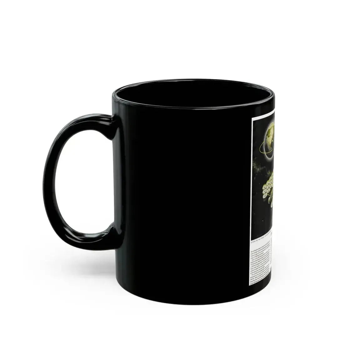 Cosmic Butterfly, 1959 - Black Coffee Mug - Go Mug Yourself