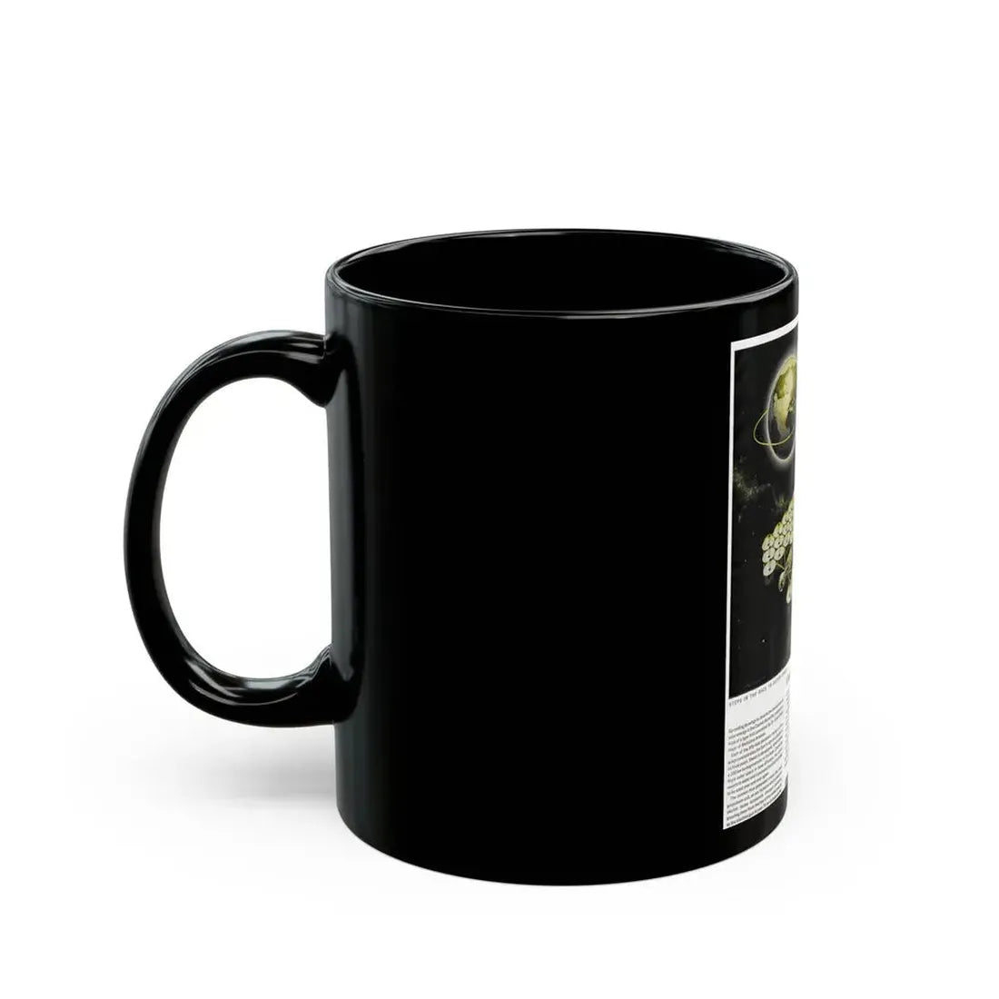 Cosmic Butterfly, 1959 - Black Coffee Mug - Go Mug Yourself