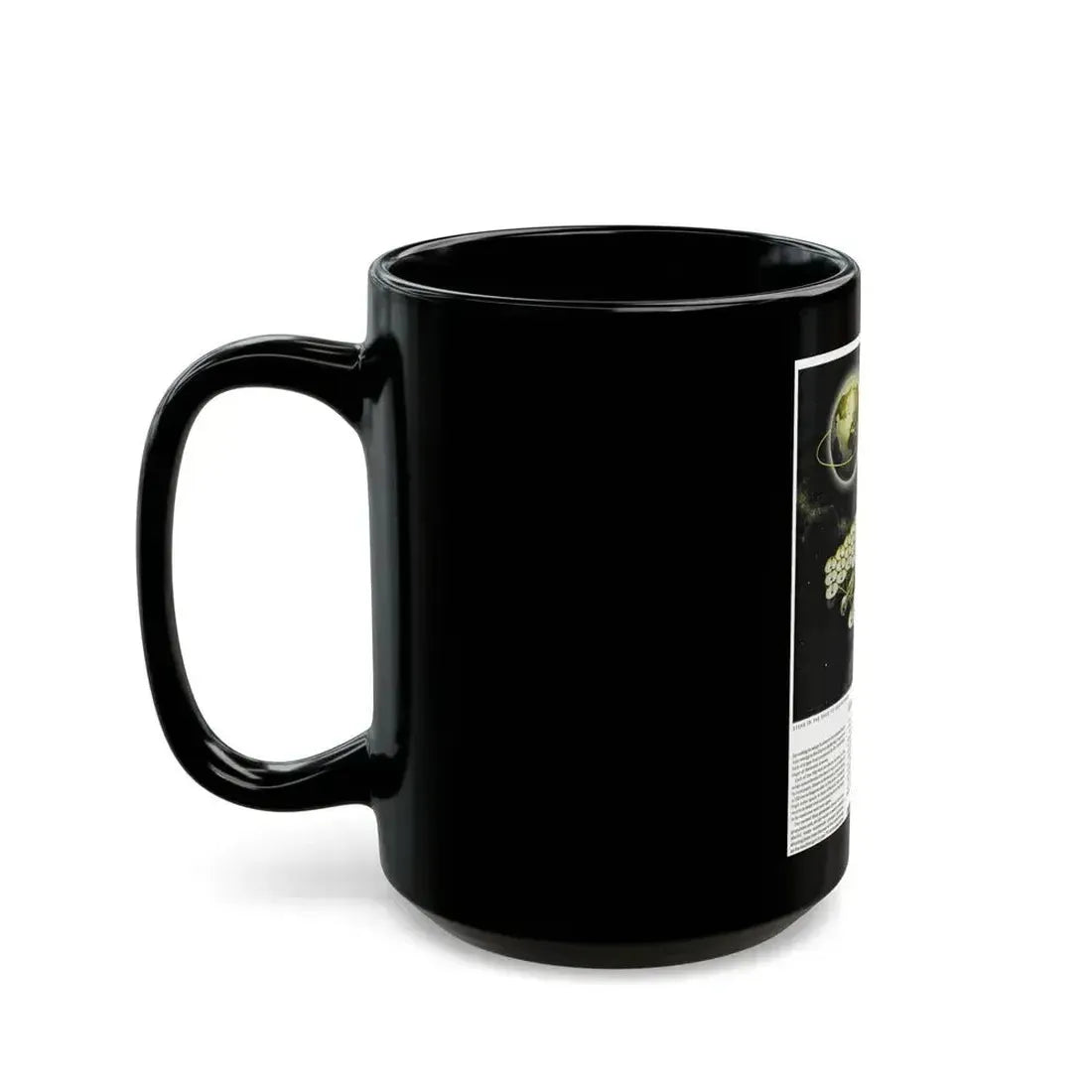 Cosmic Butterfly, 1959 - Black Coffee Mug - Go Mug Yourself