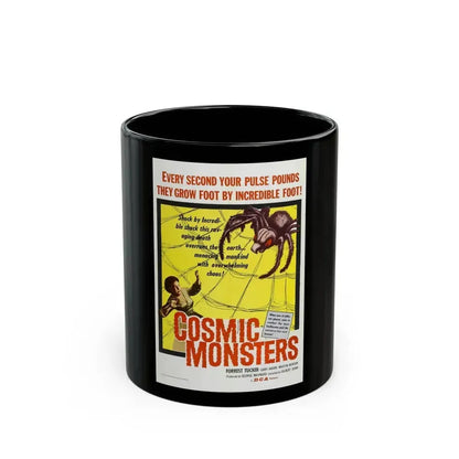 COSMIC MONSTERS 1958 Movie Poster - Black Coffee Mug 11oz - Go Mug Yourself