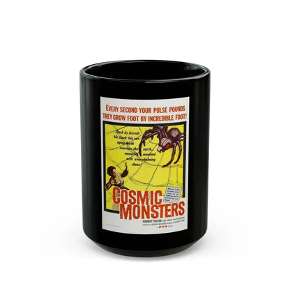 COSMIC MONSTERS 1958 Movie Poster - Black Coffee Mug 15oz - Go Mug Yourself