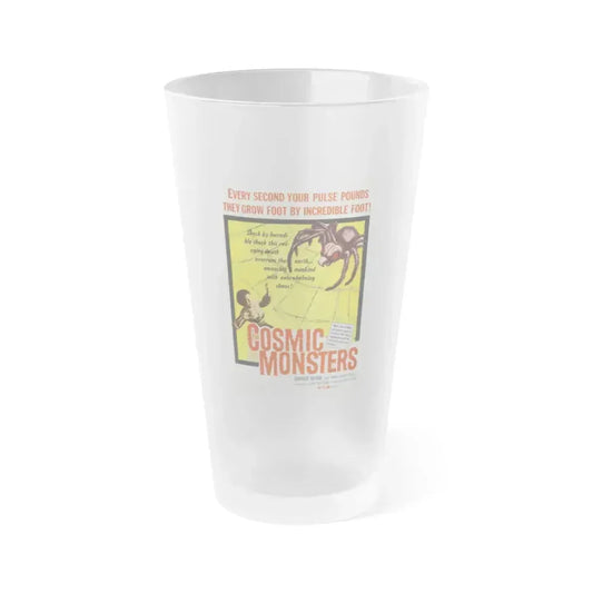COSMIC MONSTERS 1958 Movie Poster - Frosted Pint Glass 16oz 16oz Frosted - Go Mug Yourself