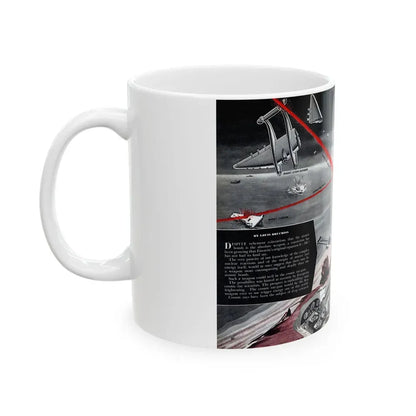 Cosmic Ray-Gun, Modern Mechanix, 1947 - White Coffee Mug - Go Mug Yourself